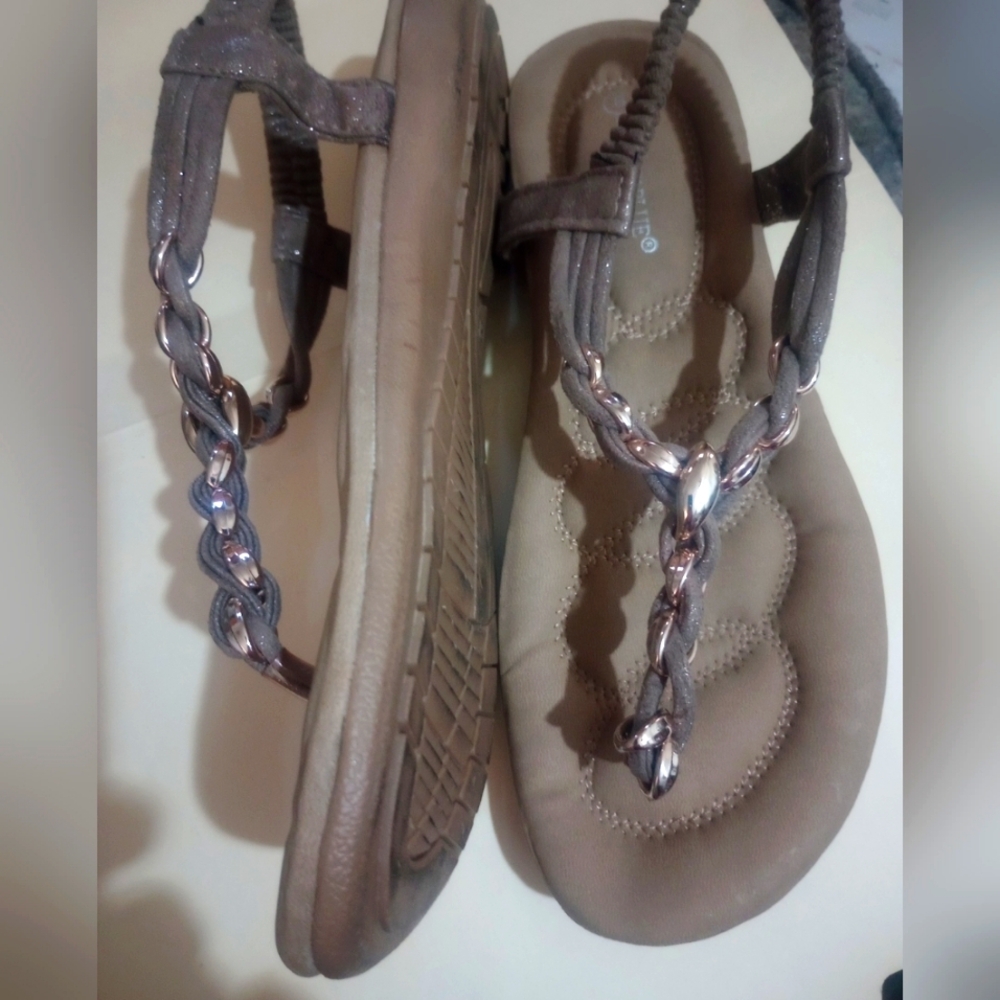 ⭐Ashley Blue Ultra Comfort Sandals❗(8) Fabulous all around ❗
